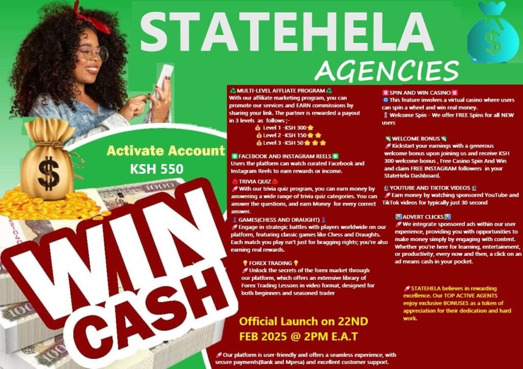 How to earn Profits from Statehela Agencies